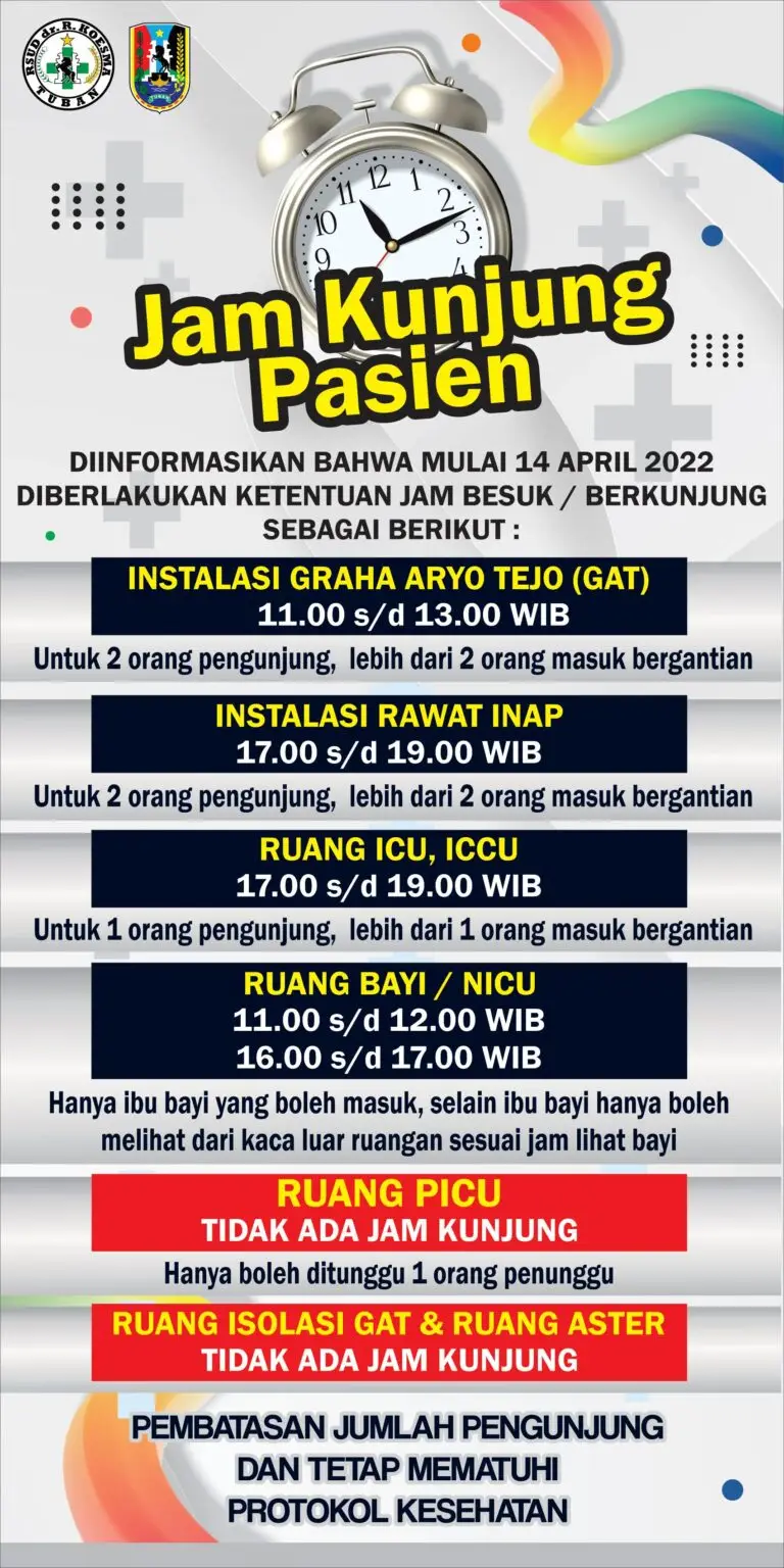 Jam Kunjung Pasien RSUD dr. R. Koesma Tuban